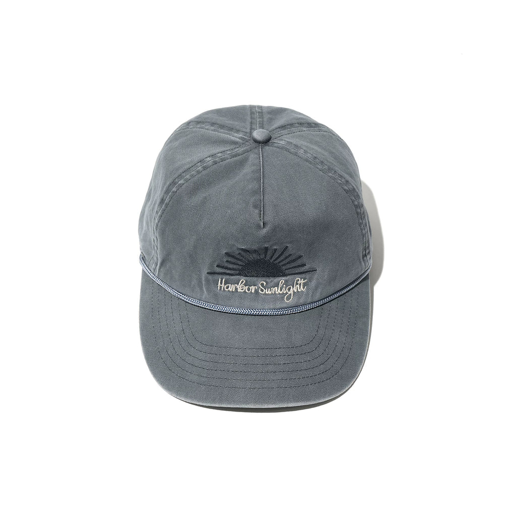 PARTIMENTO Embroidered Distressed Five-Panel Baseball Cap