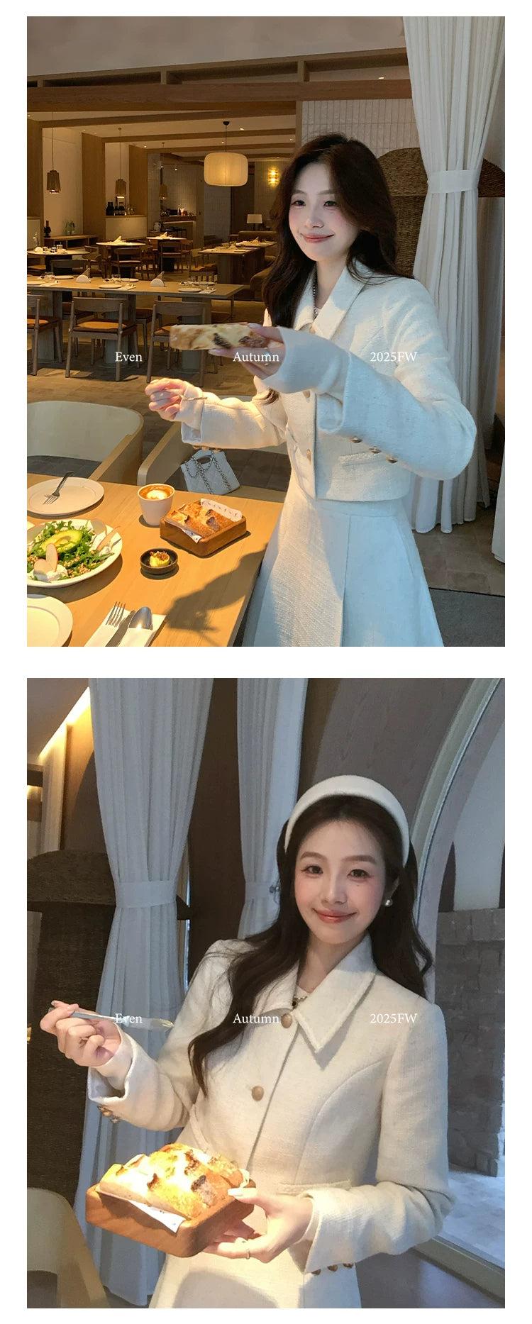 Even Daughter Feeling Small Fragrant Jacket + Skirt