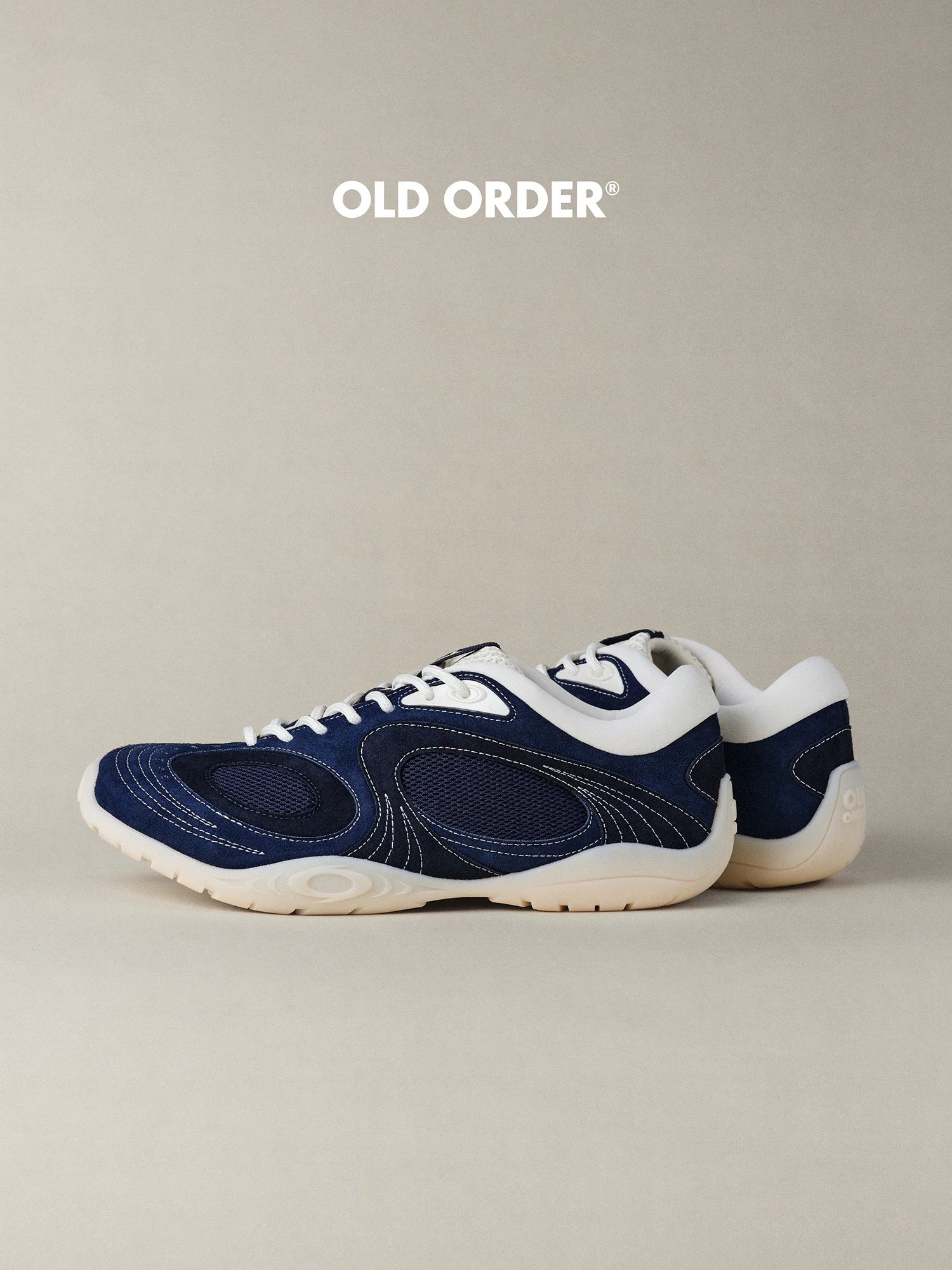 OLD ORDER Blue Kyanite Mesh Lace-Up Sneaker