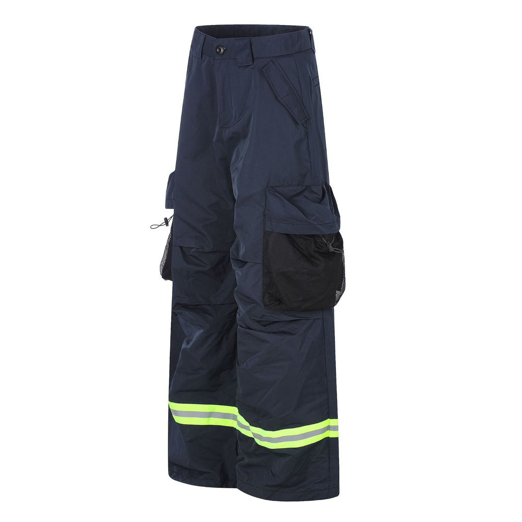 11KN Firefighter Cargo Pants Loose Straight Wide-Leg