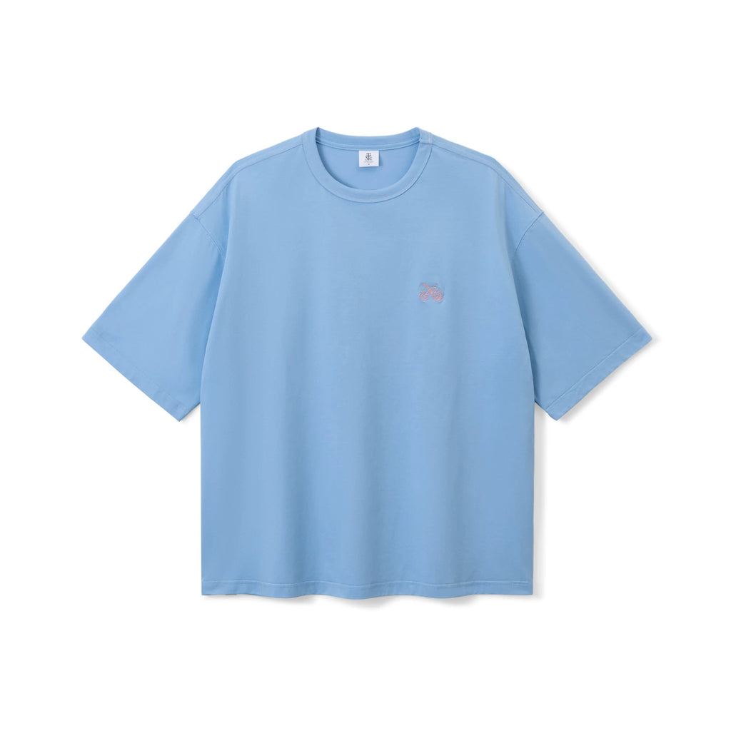 SUPERTOFU Rose Saxophone Embroidery Loose Tee