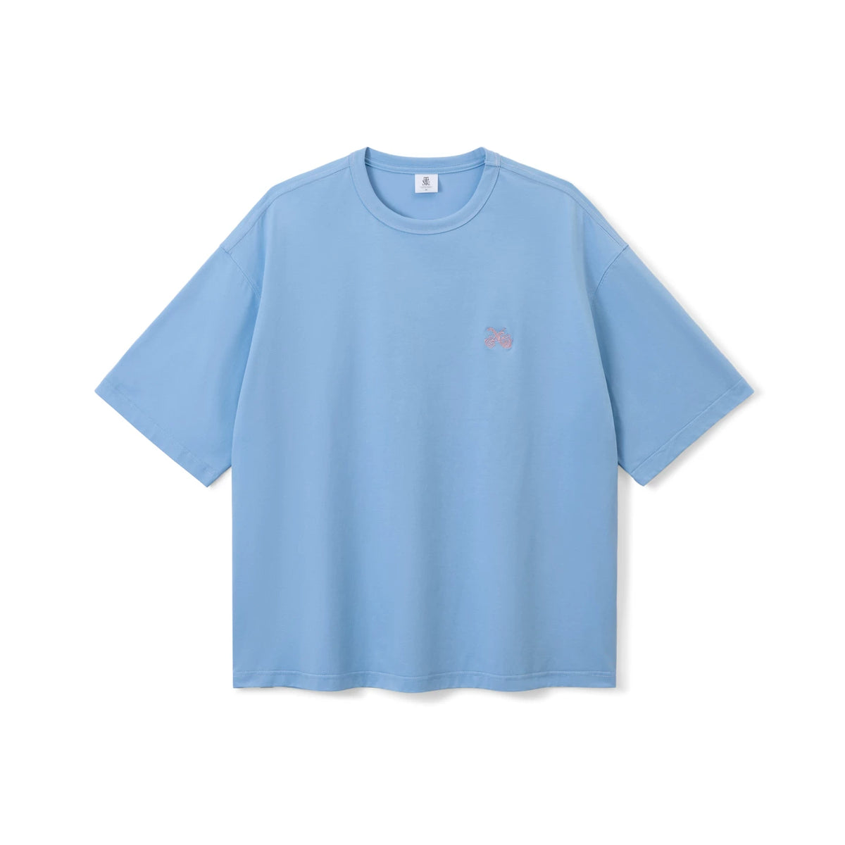SUPERTOFU Rose Saxophone Embroidery Loose Tee