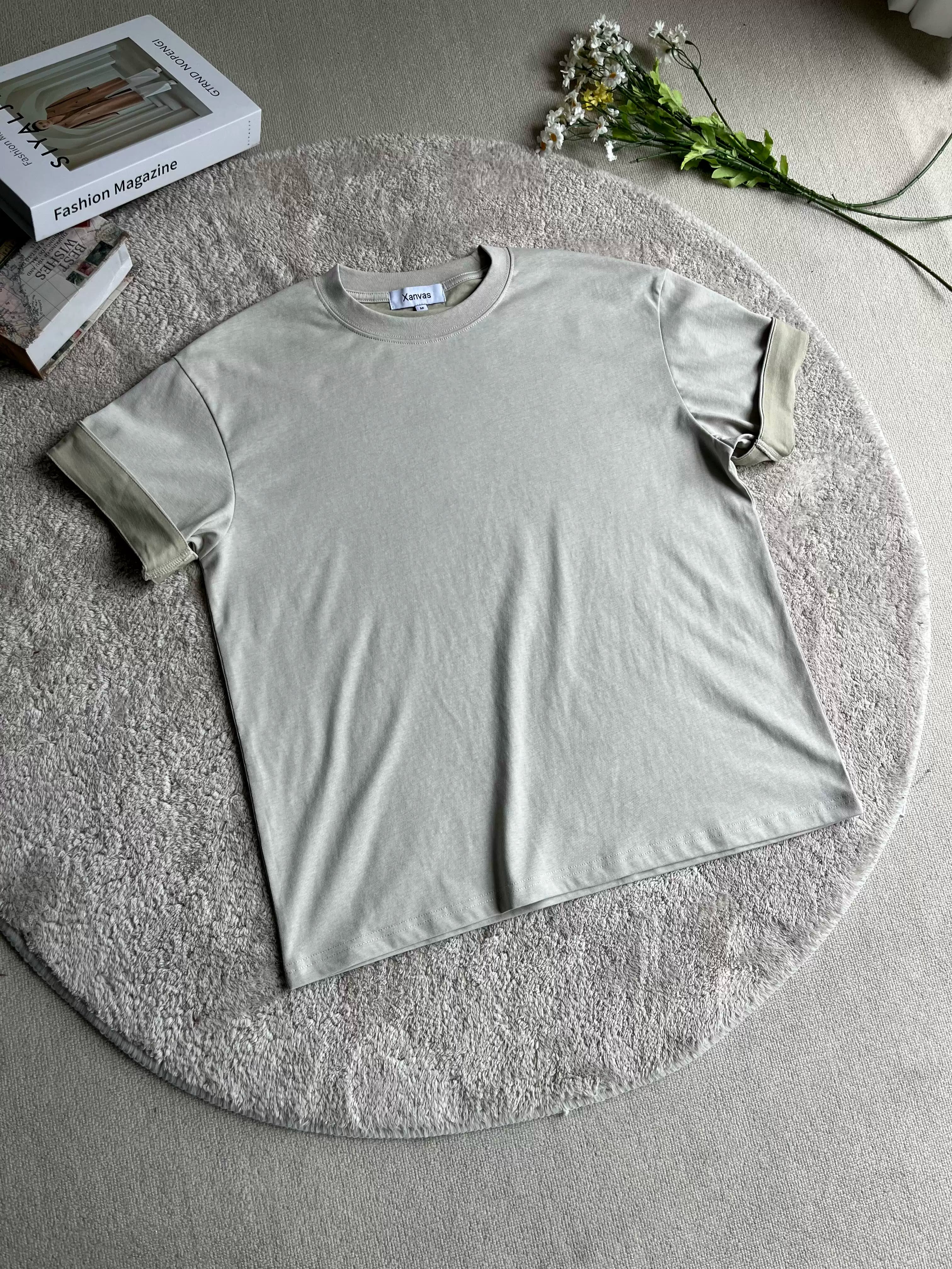 Xanvas Yarn Texture Casual Tee