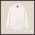 CULTUM Relaxed Breathable Stand-Collar Long-Sleeve Shirt