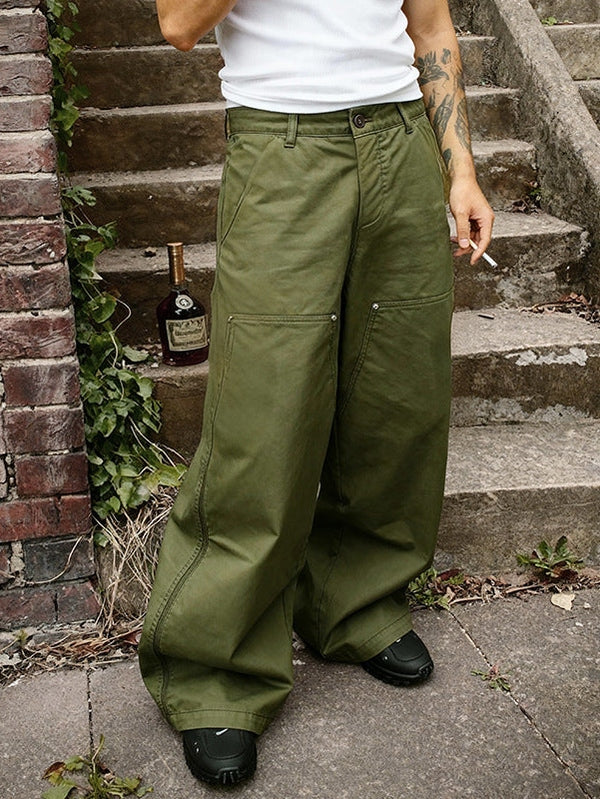 Inflation Retro Stud Washed Slacks