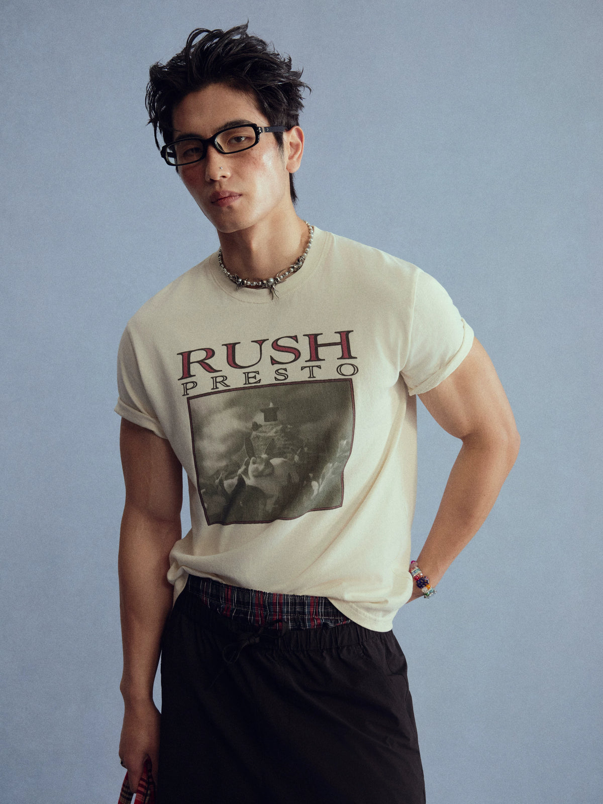 NO LOGO RUSH Tribute 200g Breathable Washed Tee