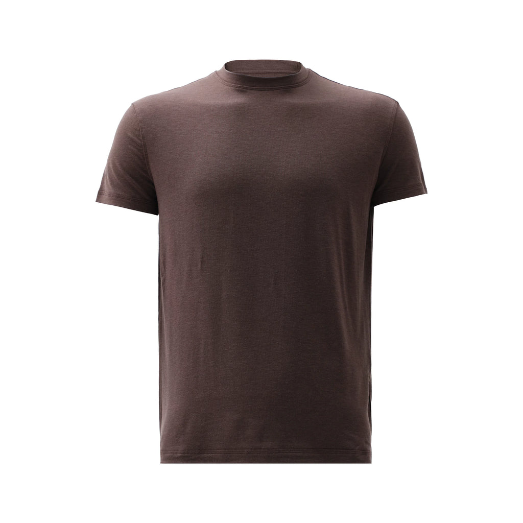 ZOZO FOREST Cream-Touch Puff-Sleeve Slim Fit Tee