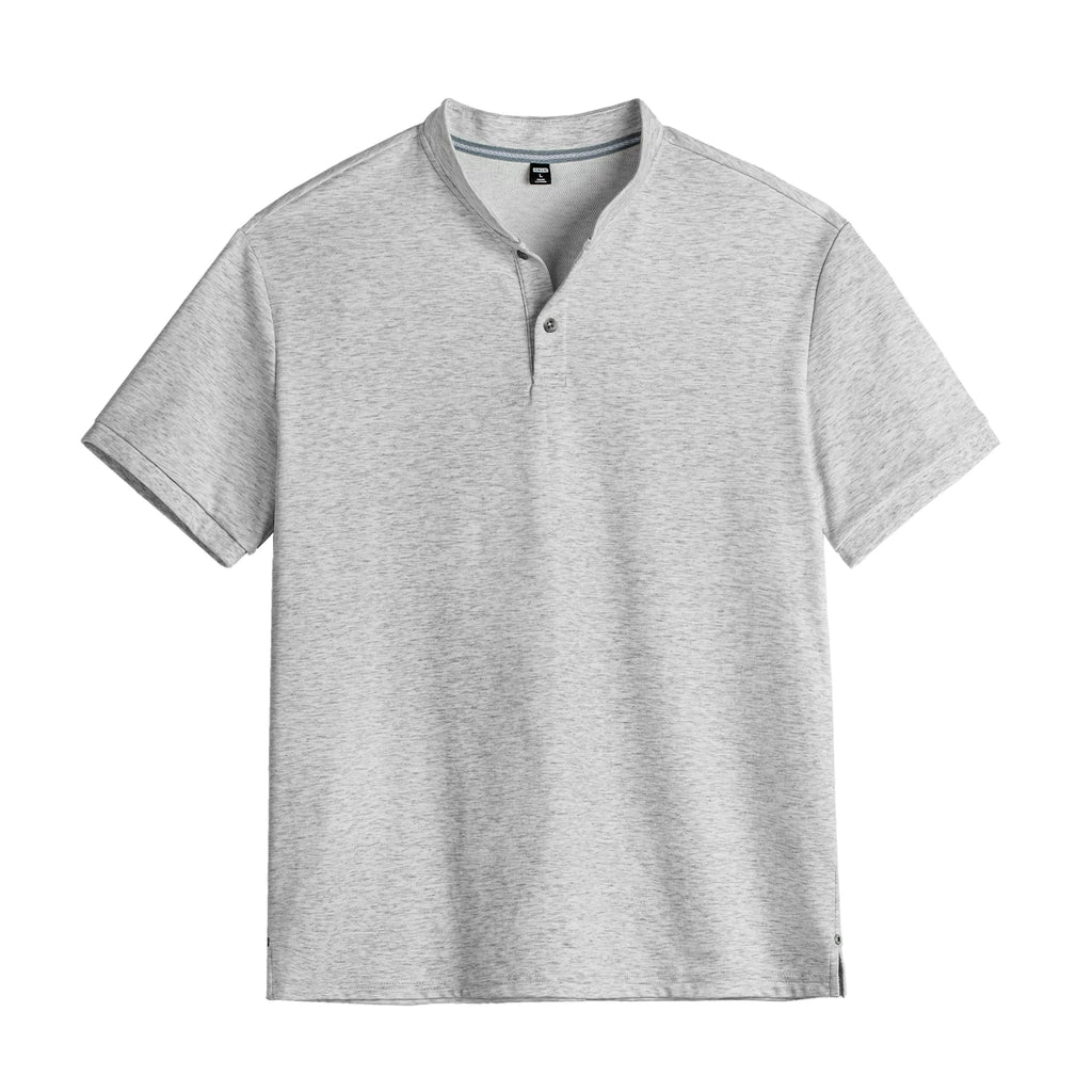 MADEN Slim Fit Quick-Dry Henley Tee
