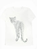 Jim Kennet "leopard" Loose Print Tee