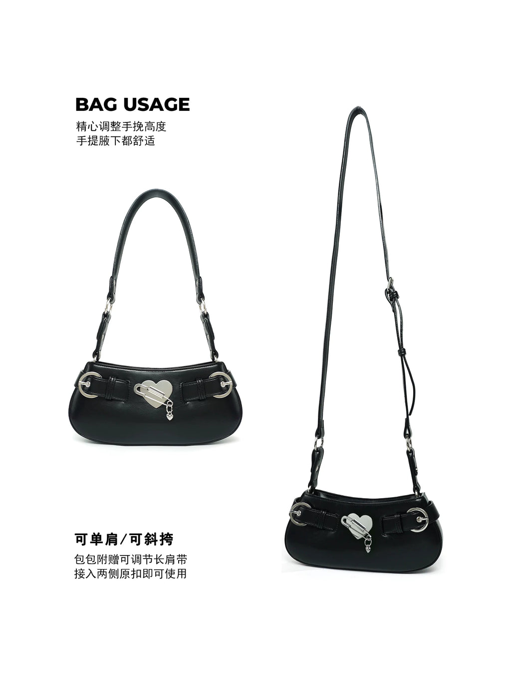 VFVF Purple Faux Leather Zip-Top Crossbody Bag