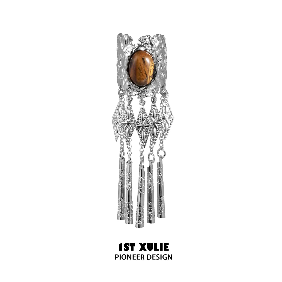 1ST XULIE Miao Hair Clip Alloy Silver-Plated Hair Accessory