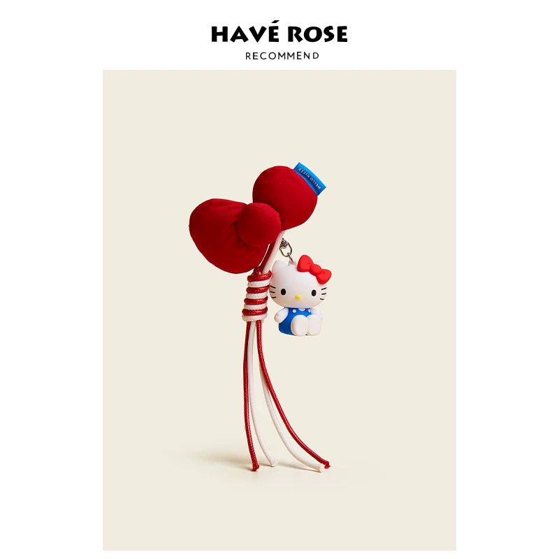 HAVEROSE Hello Kitty Cute Charm Keyring