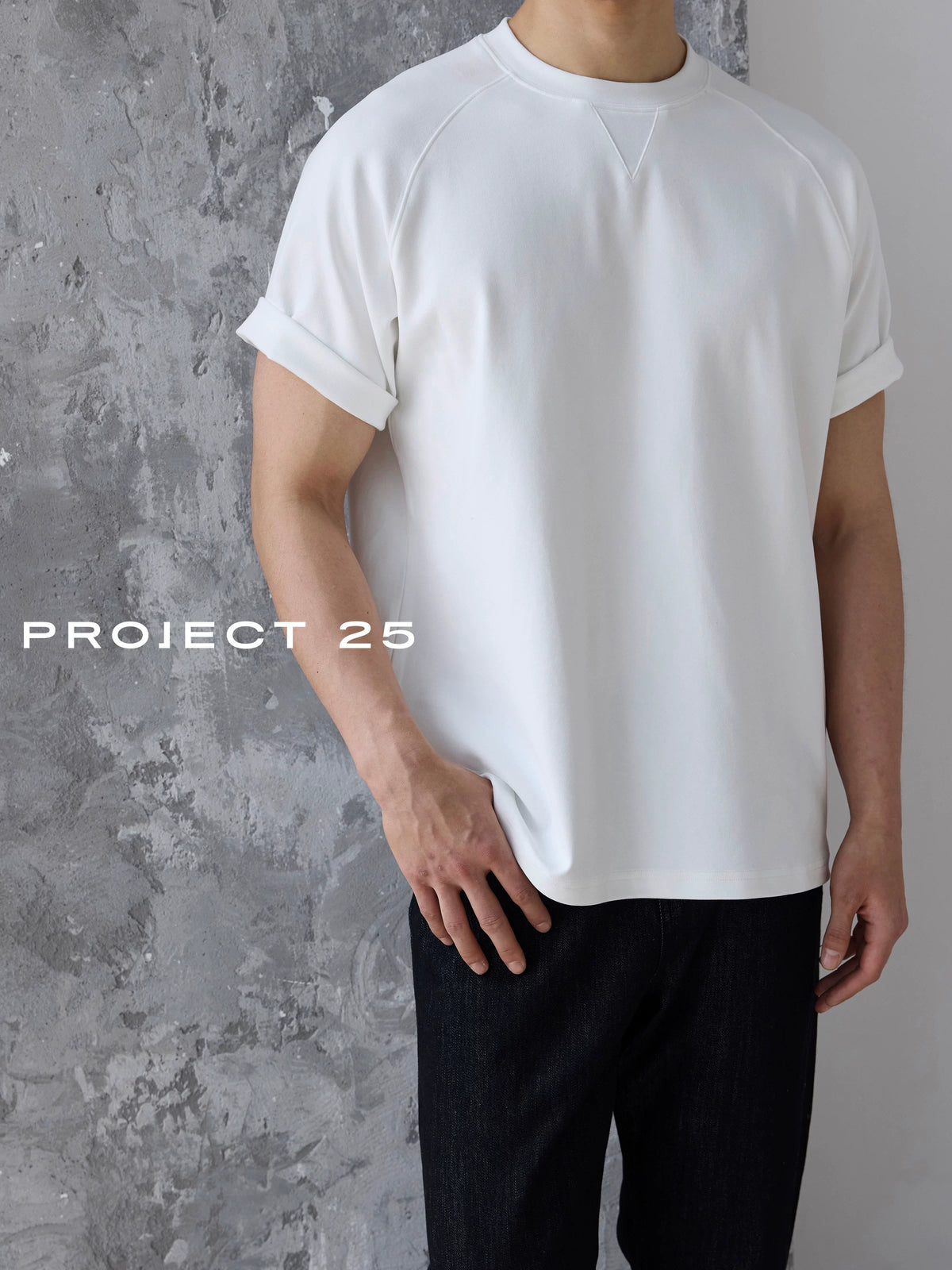 PROJECT 25 Ultra-Soft Breathable Relaxed Drop-Shoulder Tee