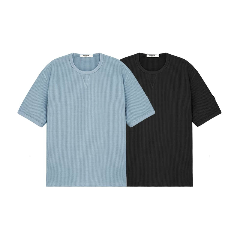 BODYDREAM Waffle Quick-Dry Wrinkle-Resistant Drop-Shoulder Tee