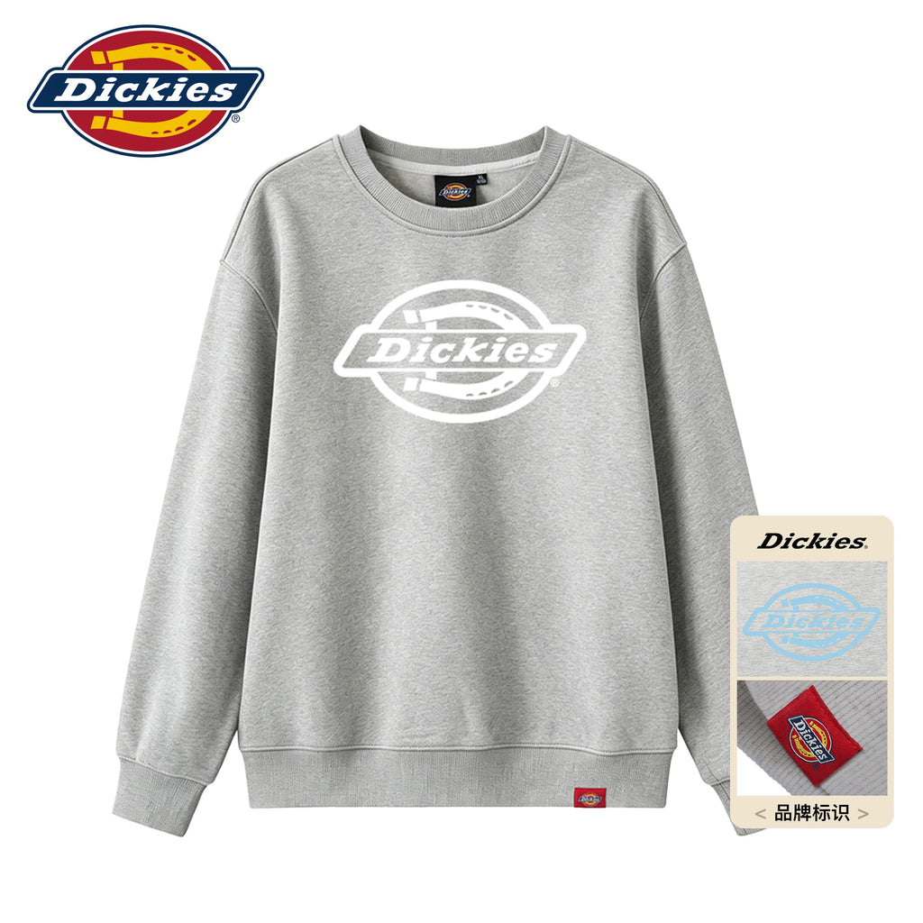 Dickies Logo Print Cotton Long-Sleeve Crewneck Sweatshirt