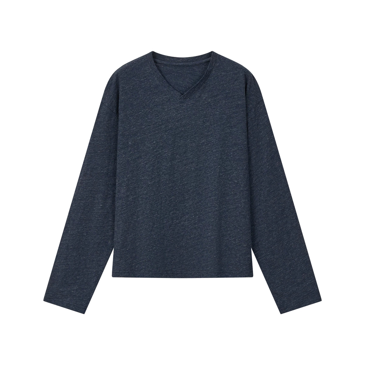 VLABMADE 100% Cotton 150g Breathable Cropped Long-Sleeve Tee