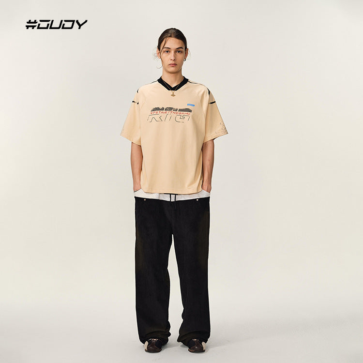 #OVDY Vintage Street Loose Short Sleeve tee