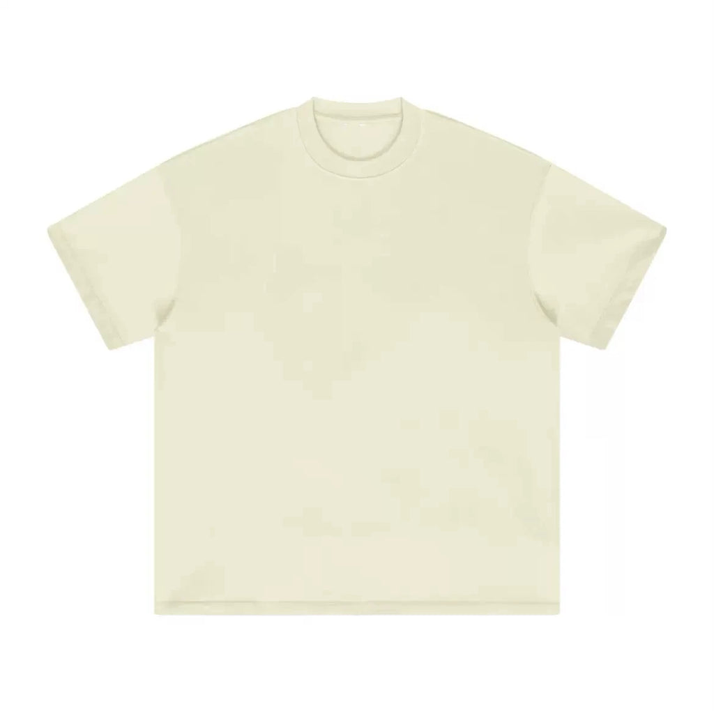 Blank: Map Oversized Small Neckline Casual Tee