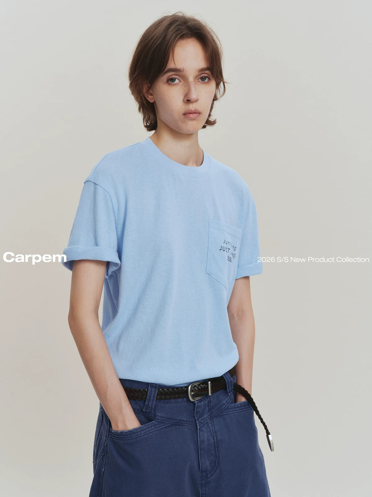 CARPEM Snowflake Textured 400g Breathable Loose Tee