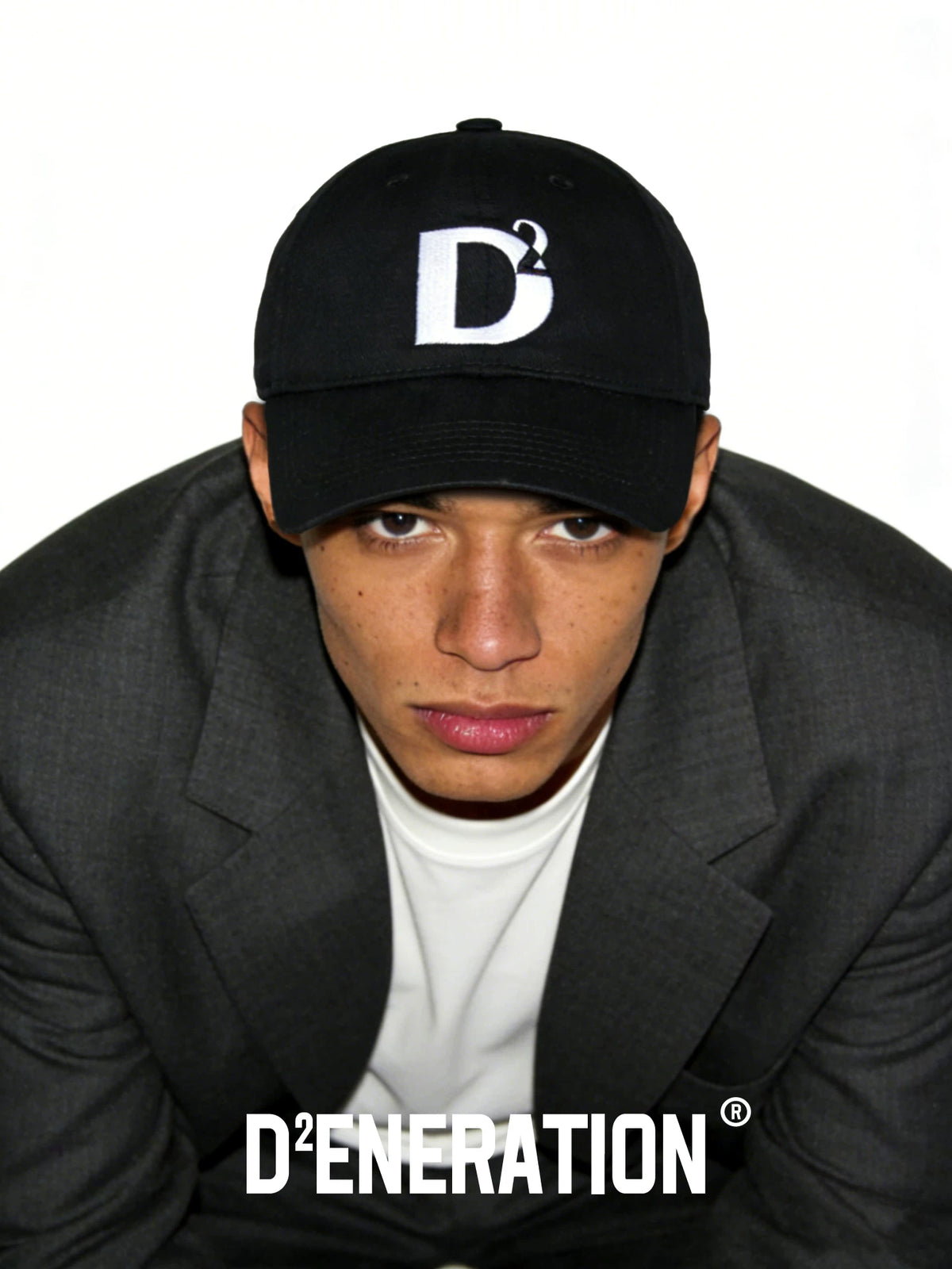 D²eneration Cotton Embroidered Curved Brim Baseball Cap