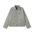 TGNS Small Flower Embroidered Short Tooling Jacket