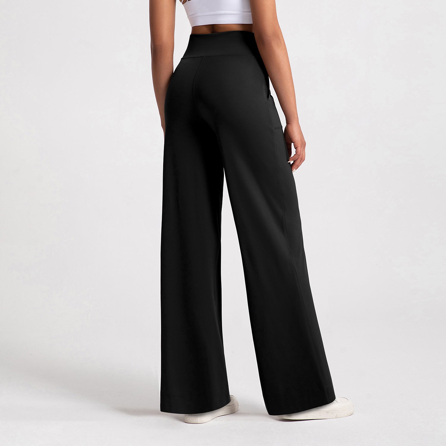 Athena Lulu Loose Straight Naked Drawstring Yoga Pants