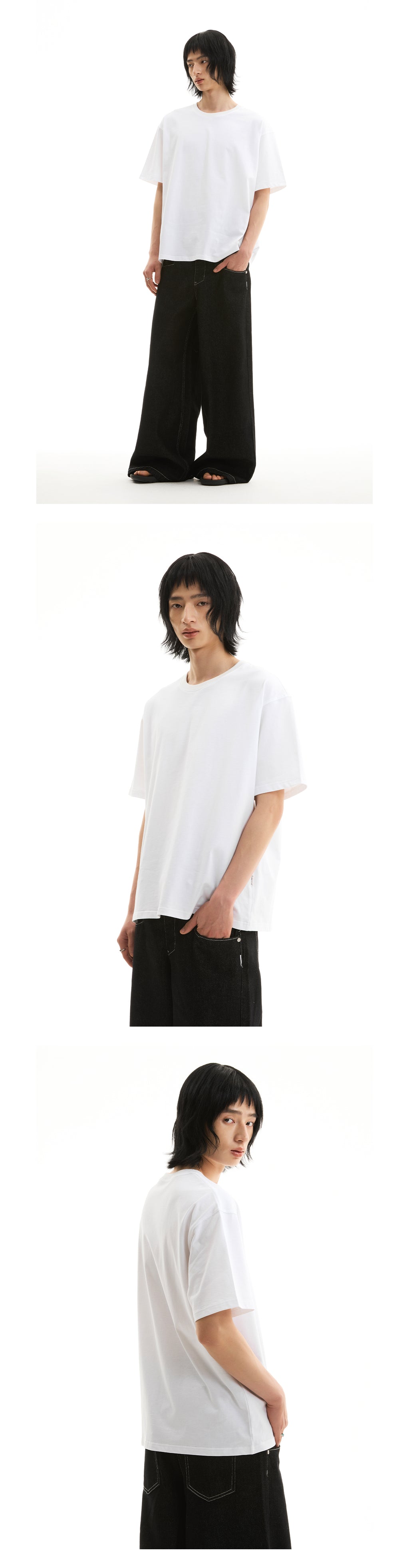 FUNKYFUN 2025SS five-color pure cotton 230g loose Tee