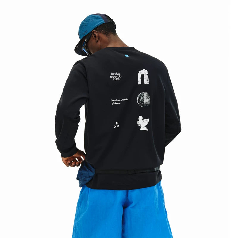 FPA Moisture Absorption Quick Drying Casual Round Neck Long Sleeve