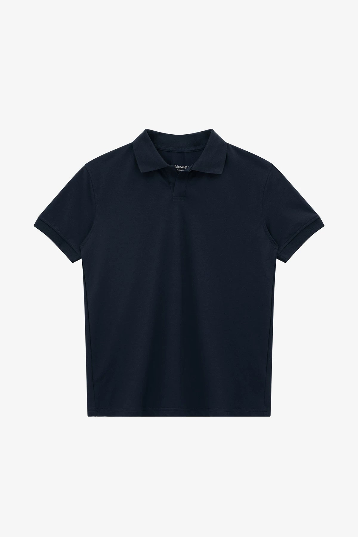 NO LOGO Silk-Cotton Seagull Collar 240g Quick-Dry Relaxed Polo