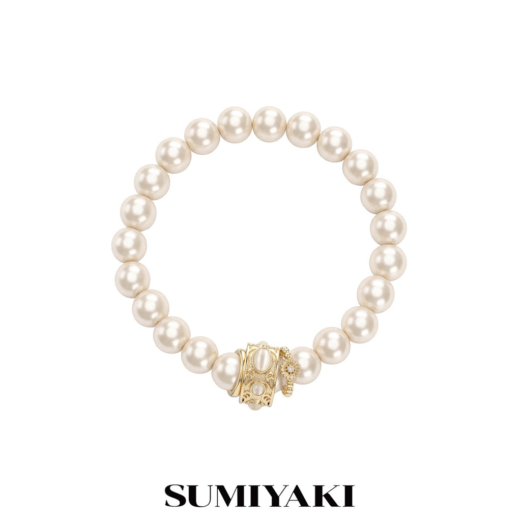 SUMIYAKI Pearl Turning Fortune Rolling Bead Bracelet