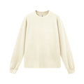 Inflation Warm Shoulders Loose Crew Neck Long Sleeves