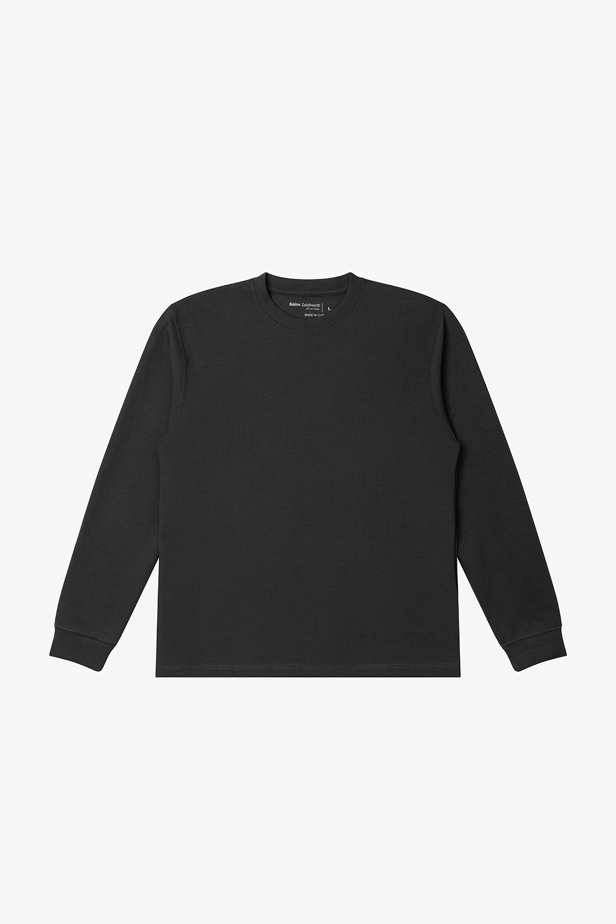 NO LOGO Soft Waxy Silky Smooth Base Loose Long Sleeves