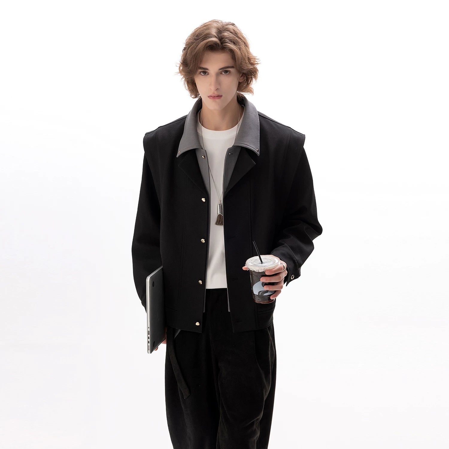 CHOR Retro Stiff Lapel Jacket
