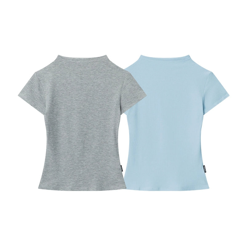 AIRHOOD Front Shoulder Slim Tee