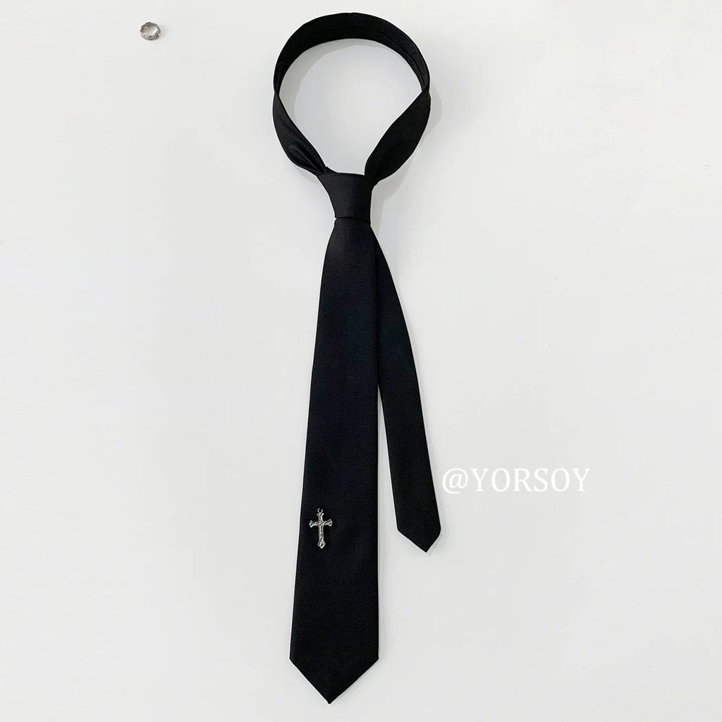 YORSOY Vintage College Style Y2K Tie