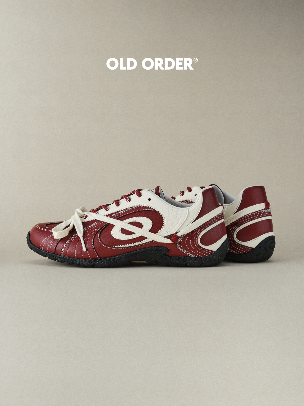 OLD ORDER Leather Lace-Up Sneaker