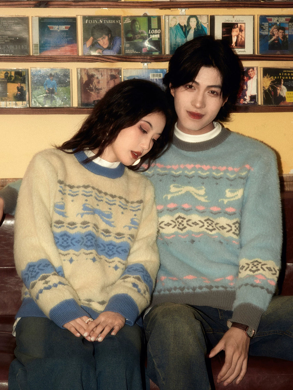 ALOHA Retro Hong Kong Style Lazy Sweater