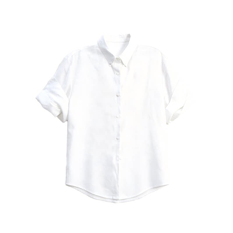 JCAESAR WOMEN Tencel Linen Breathable Relaxed Long-Sleeve Shirt