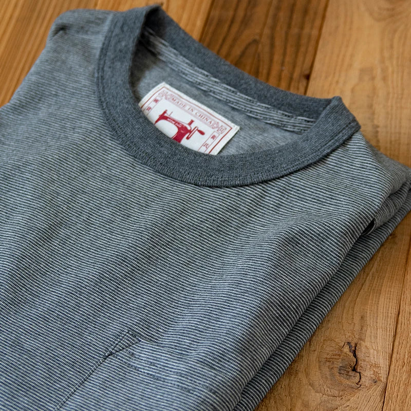 PrintAce Sand Brown Stripe 260g Breathable Oversized Tee