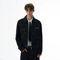A PUEE Retro Silhouette Denim Jacket Set
