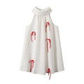 SASSY MOODY Three-dimensional Bow Dress