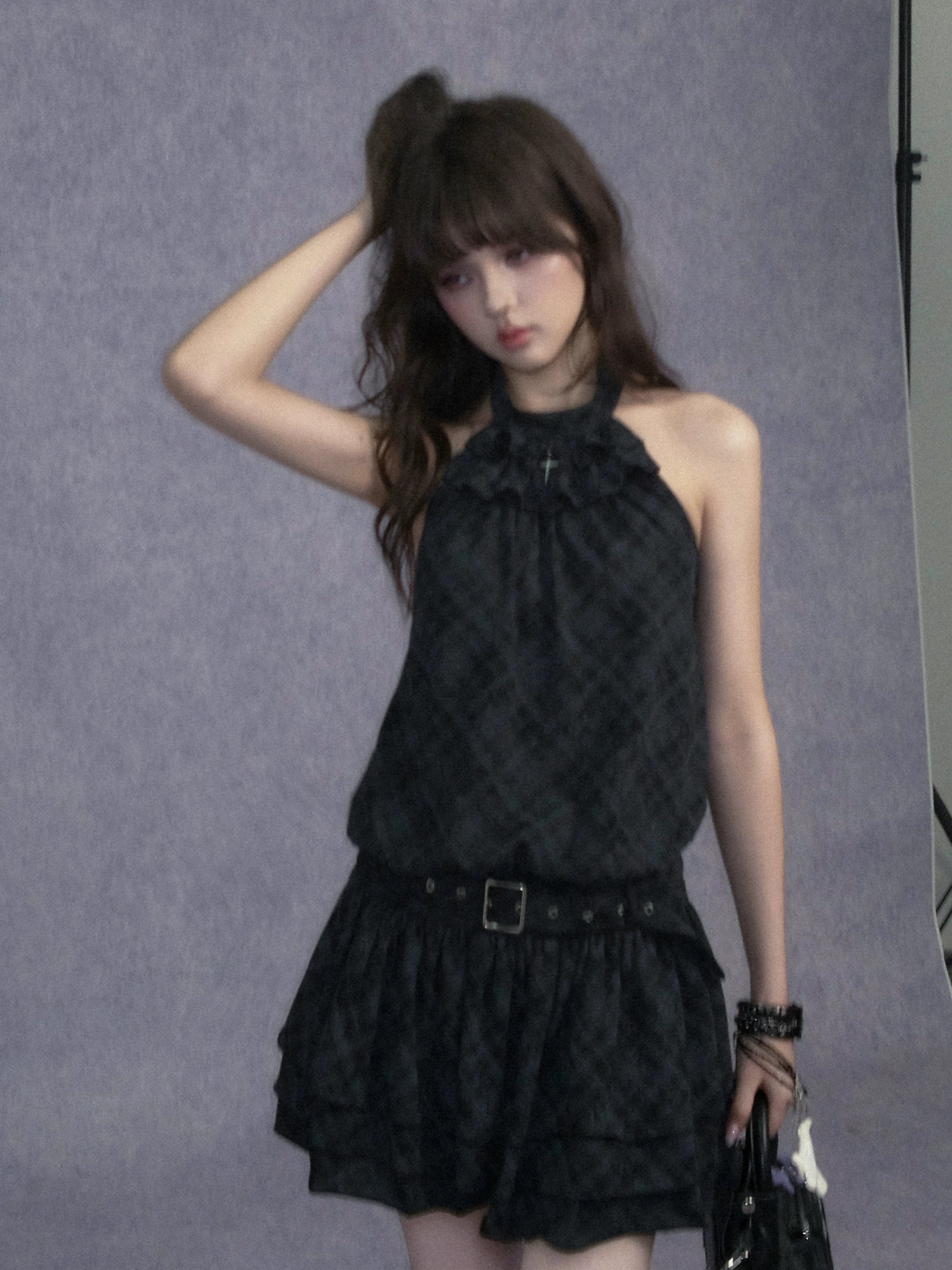 SagiDolls Sweetheart Halter A-Line Mini Dress