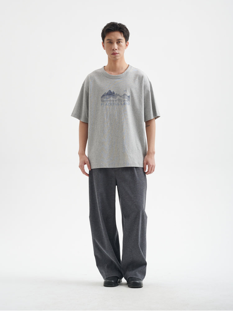 BUTTBILL 25SS Mountains non-sensory water pulp Sorona UPF50 Tee