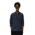 NONRADICAL Henry V Linen-Texture Breathable Long-Sleeve Tee