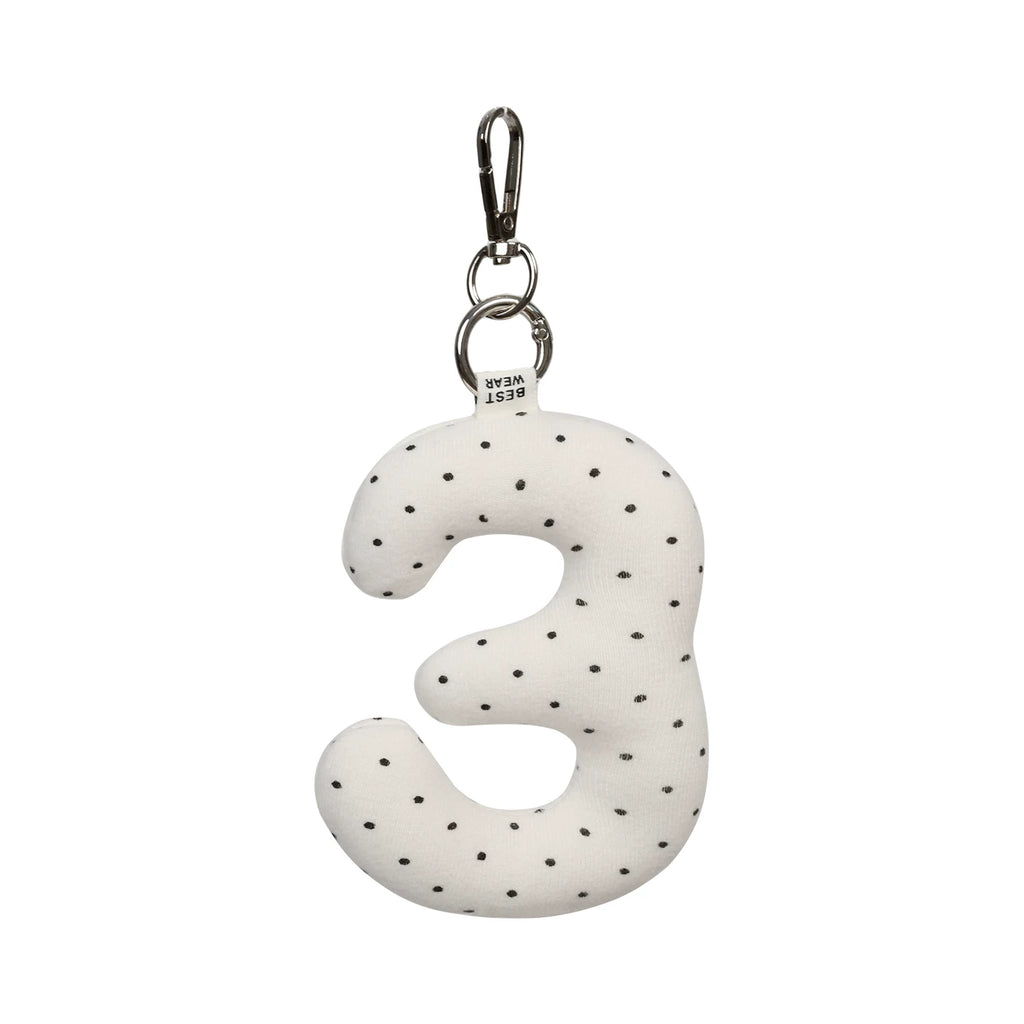 Unique blue Faux Leather Letter Pendant Backpack Charm