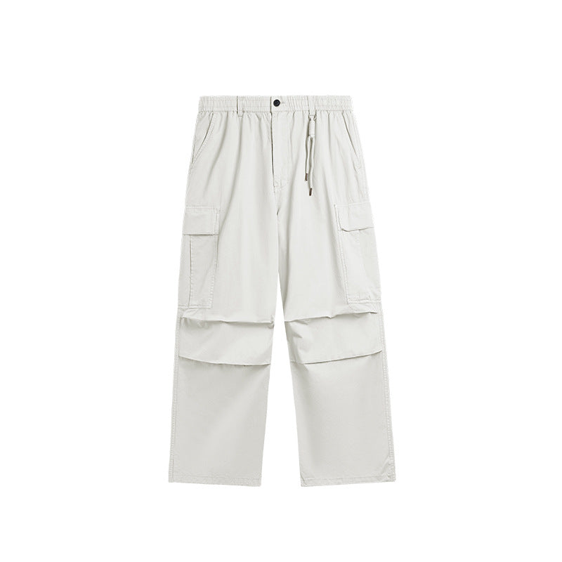 Inflation Casual Washed Wide Leg Overalls