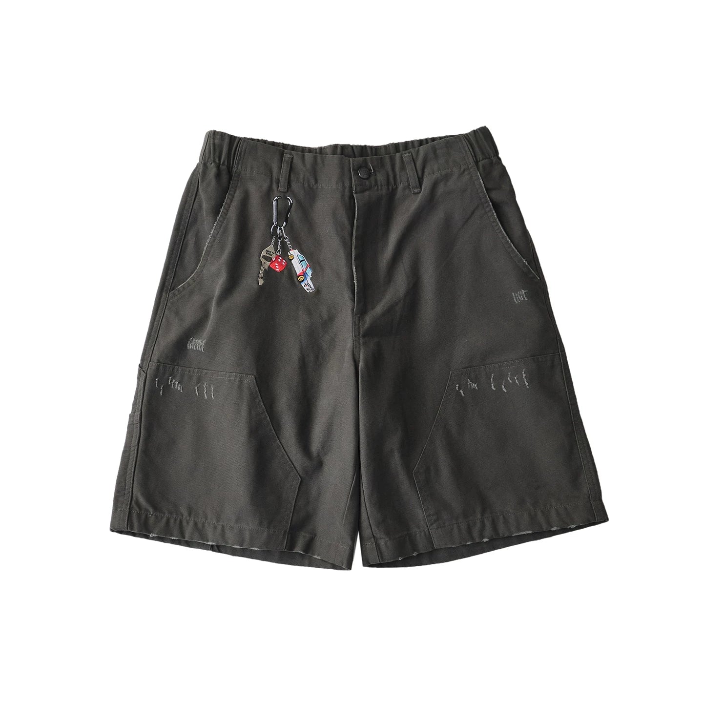 Battles Keychain Embroidered Cargo Shorts