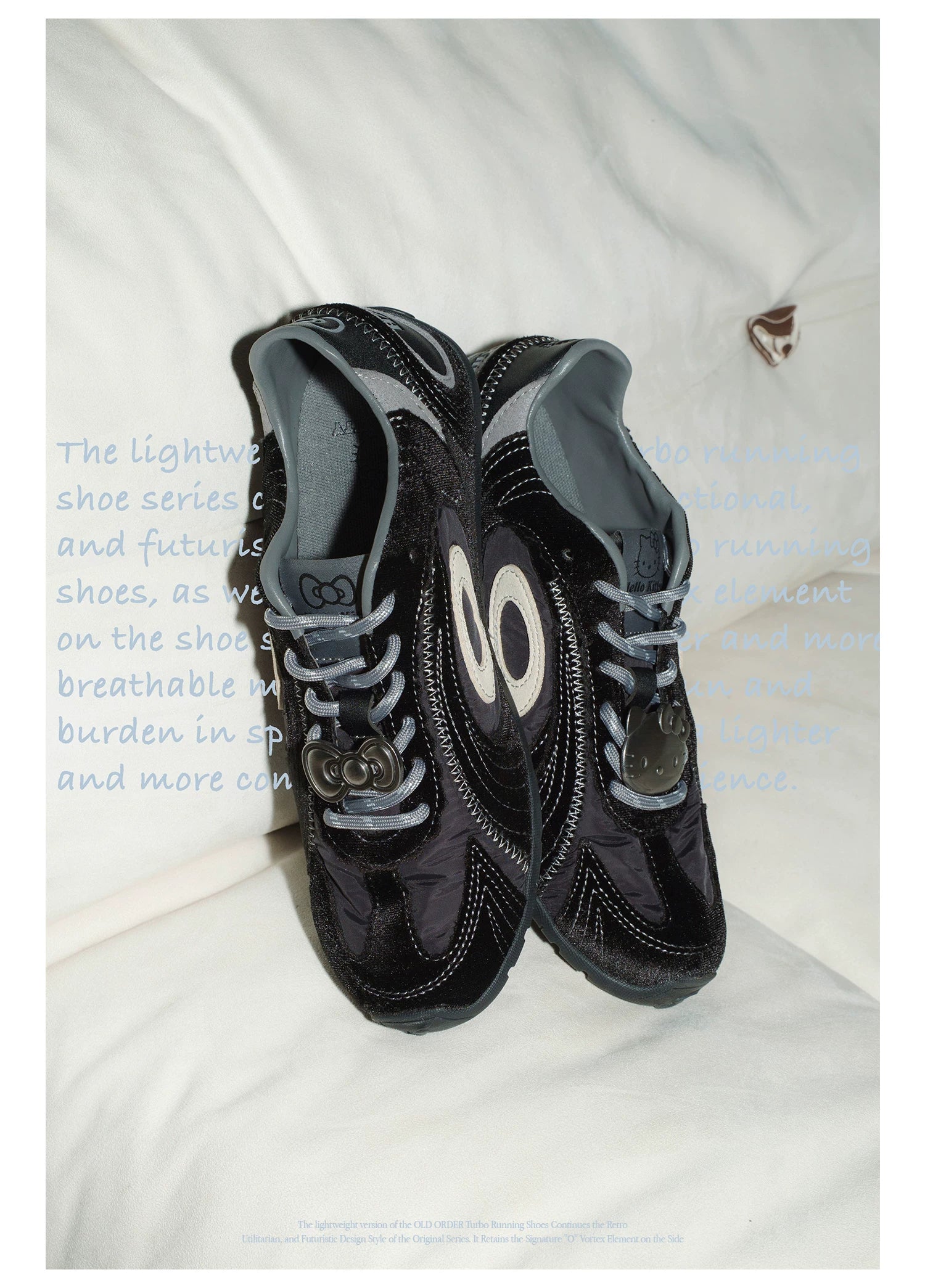 OLD ORDER Hello Kitty Suede Lace-Up Training Sneaker