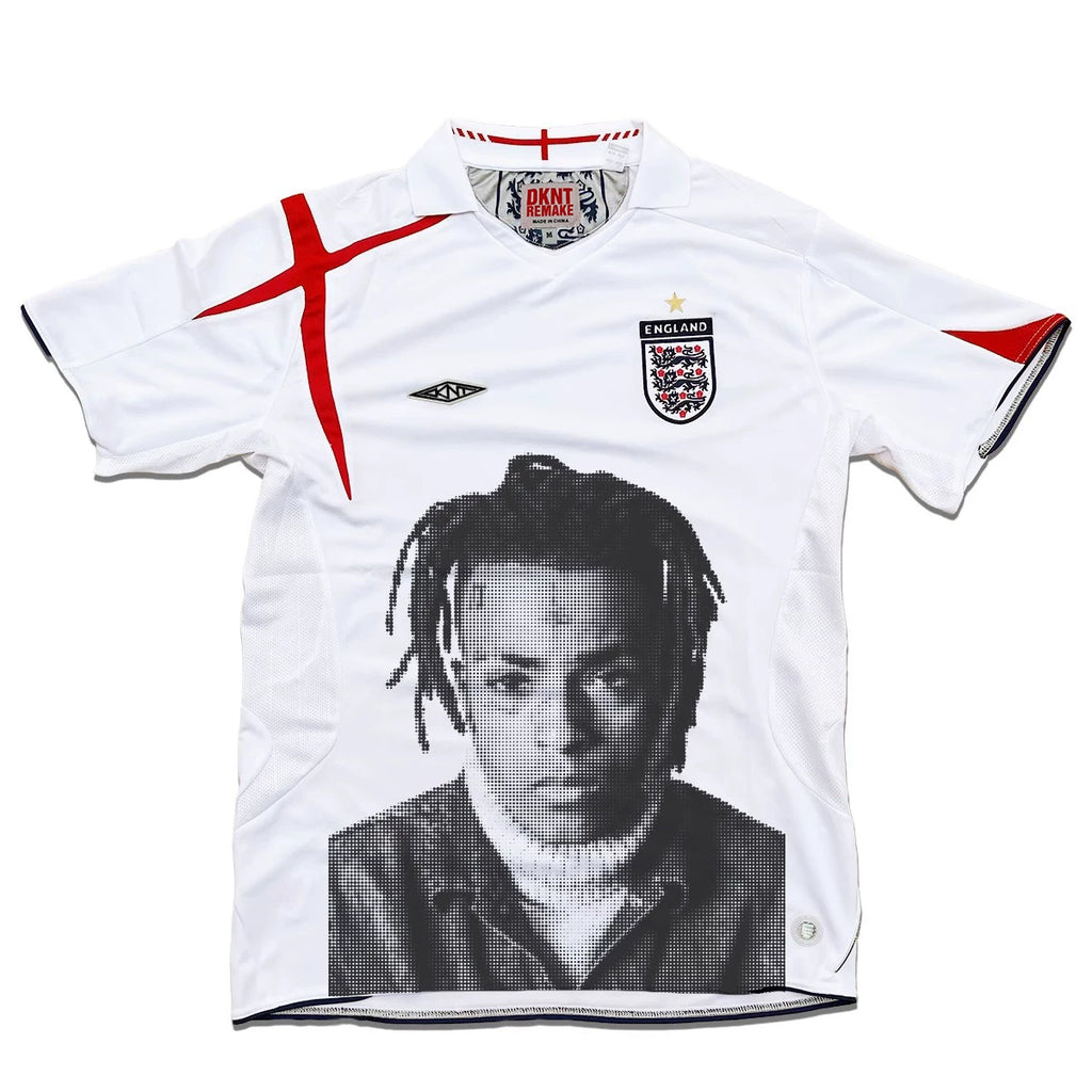 REMAKE Portrait Print Casual Jersey Tee