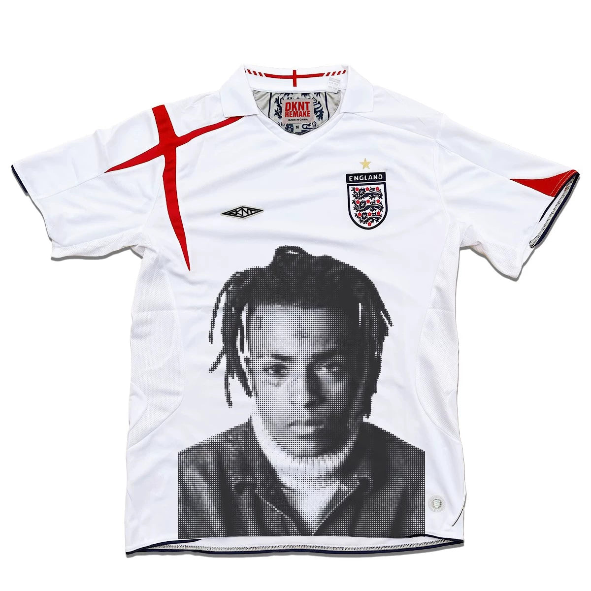 REMAKE Portrait Print Casual Jersey Tee